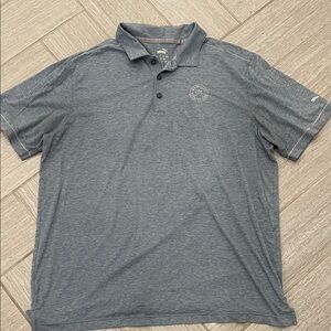 Puma Men's Heathered Gray Polo Shirt